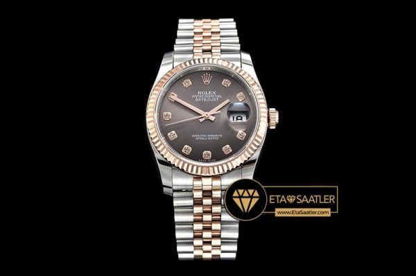 RDJ0266A - DateJust Jub Flt RGSS Dark Grey Diam BP A3135 Mod - 11.jpg